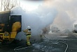 На участке федеральной трассы в Уватском районе произошло возгорание грузовика